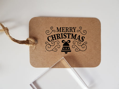 Merry Christmas Rubber Stamp