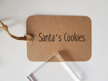 Santa's Cookies Rubber Stamp