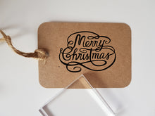Merry Christmas Rubber Stamp